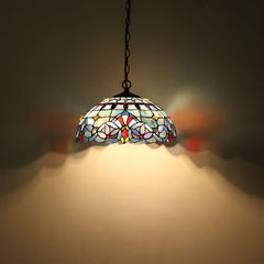 Capulina Tiffany Pendant Lights Stained Glass Hanging Lamp