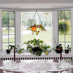 Capulina Stained Glass Window Hangings Birds Window Tiffany